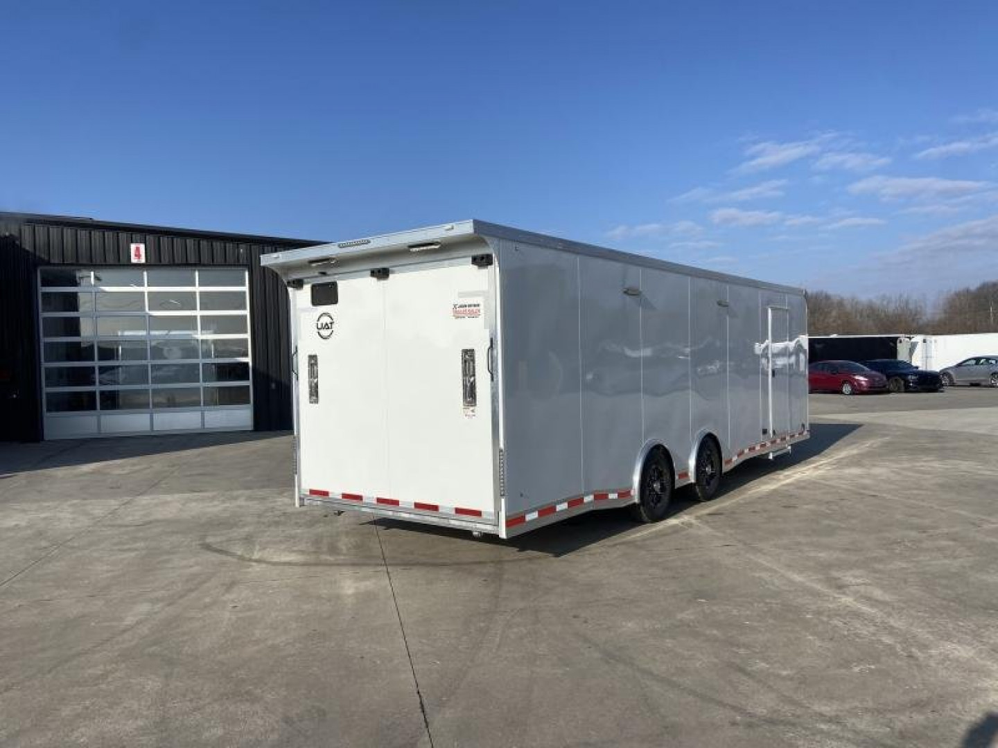 New 28' Aluminum Racing Trailer w/ Side Door - United