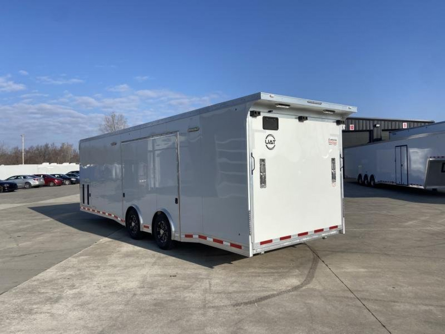 New 28' Aluminum Racing Trailer w/ Side Door - United