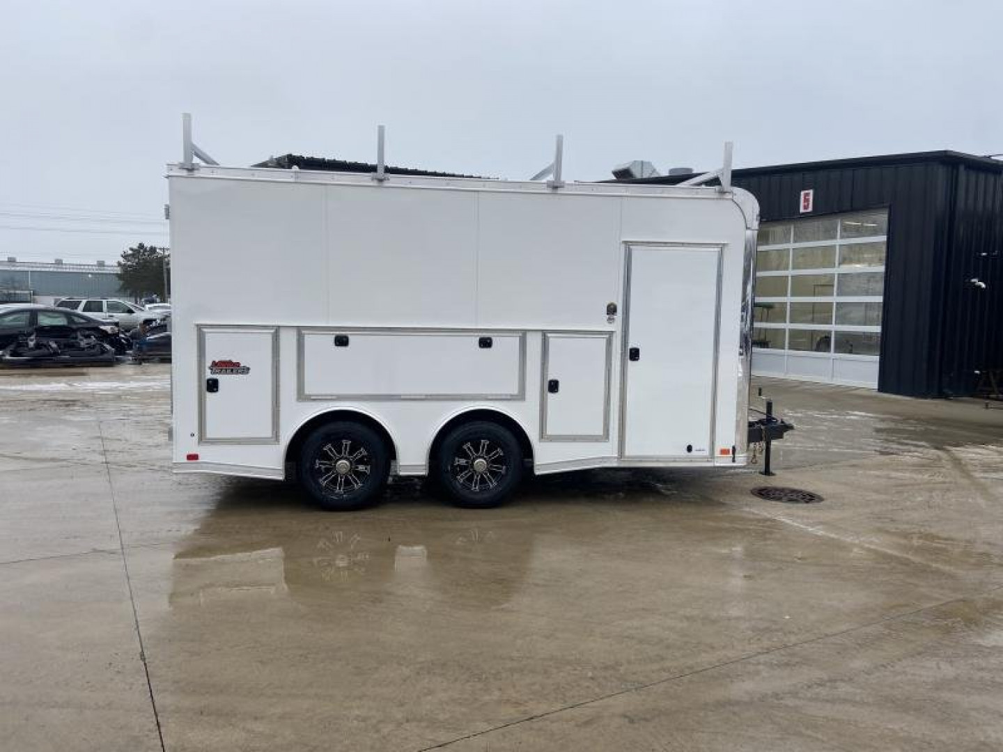 New United UXT 8.5x16 Contractor Tool Crib Trailer