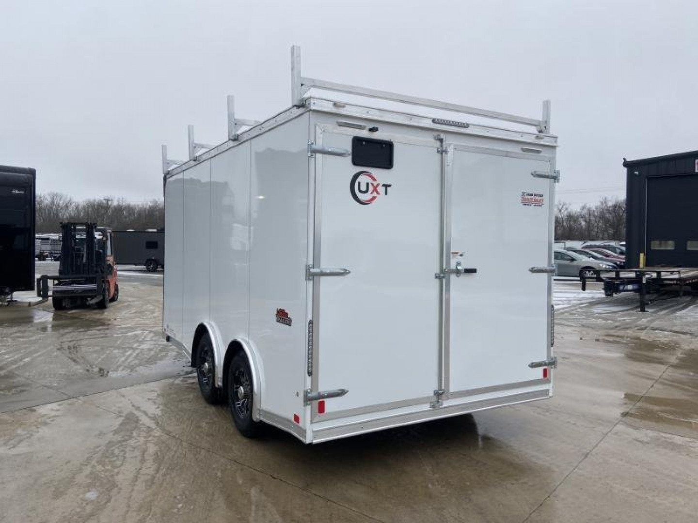 New United UXT 8.5x16 Contractor Tool Crib Trailer