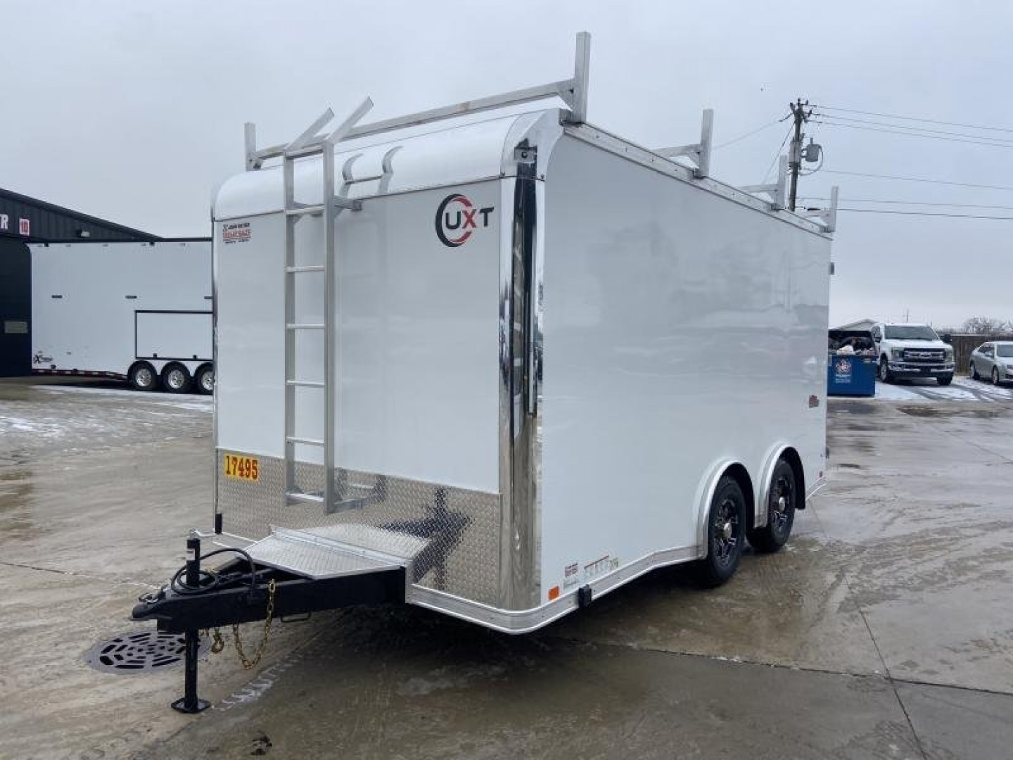 New United UXT 8.5x16 Contractor Tool Crib Trailer