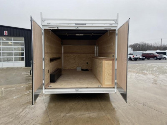 New United UXT 8.5x16 Contractor Tool Crib Trailer
