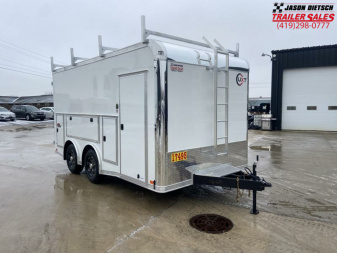 New United UXT 8.5x16 Contractor Tool Crib Trailer