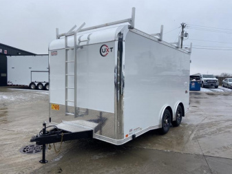 New United UXT 8.5x16 Contractor Tool Crib Trailer