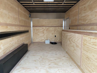 New United UXT 8.5x16 Contractor Tool Crib Trailer