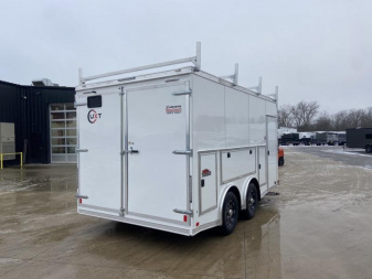 New United UXT 8.5x16 Contractor Tool Crib Trailer