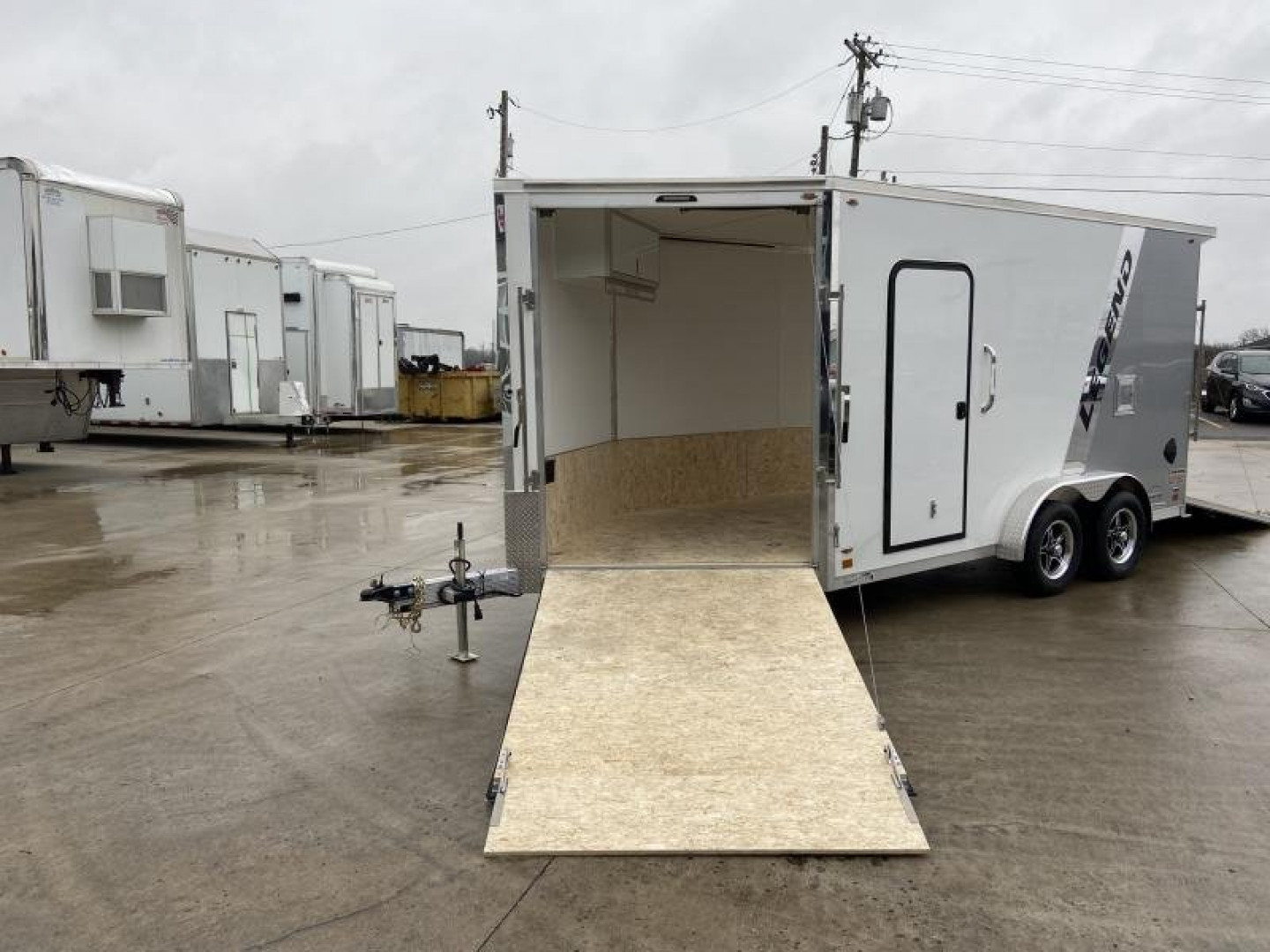 New Legend Explorer 7.5x14+5 V-Nose All Aluminum Snowmobile/All Sport Trailer