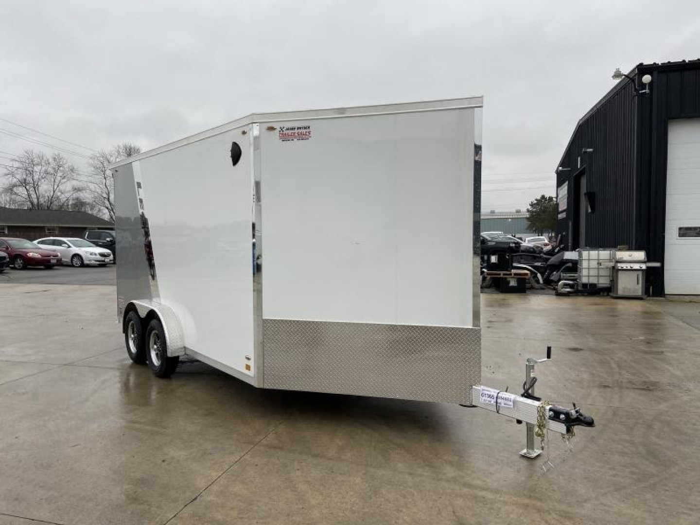 New Legend Explorer 7.5x14+5 V-Nose All Aluminum Snowmobile/All Sport Trailer