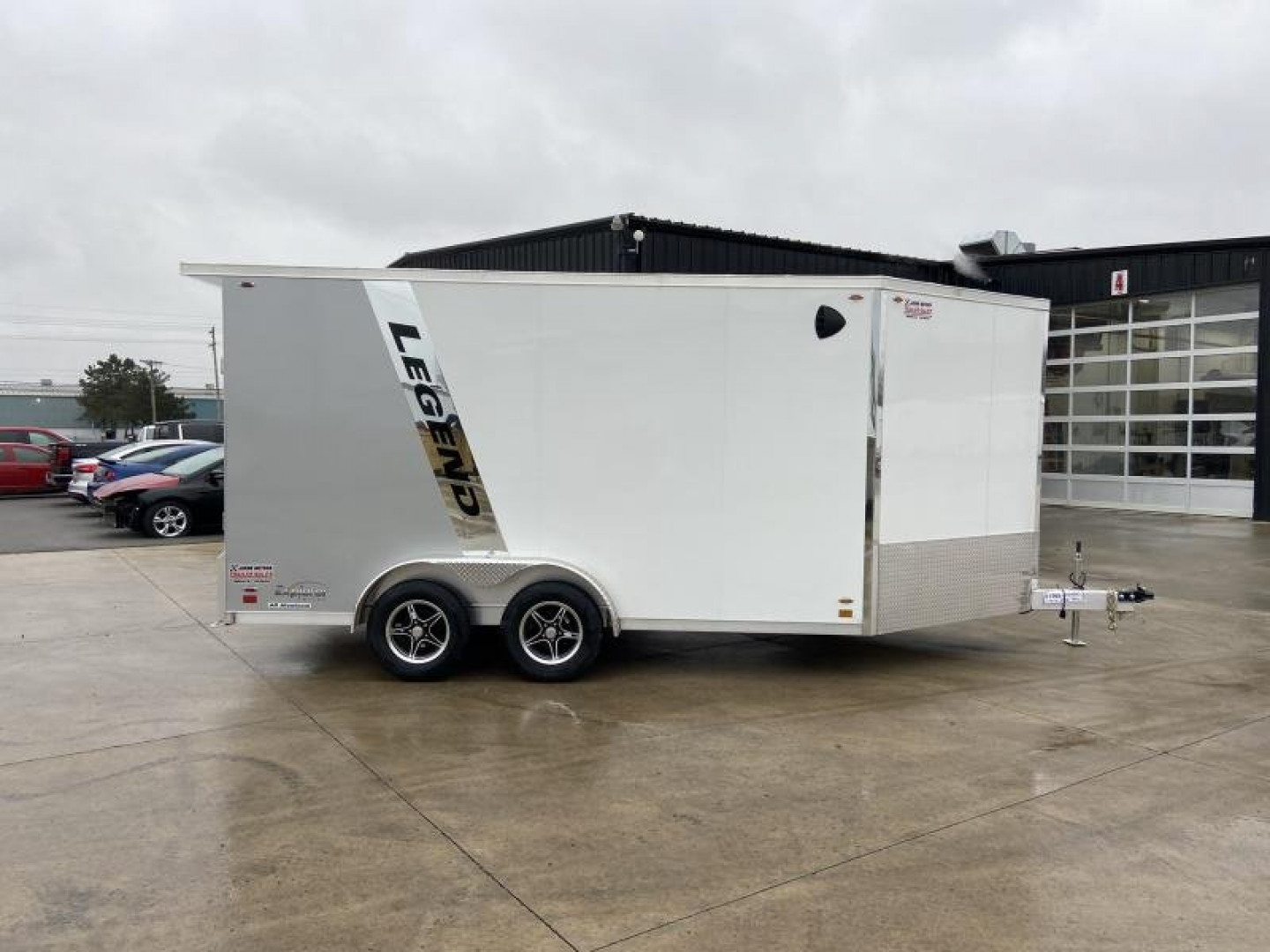 New Legend Explorer 7.5x14+5 V-Nose All Aluminum Snowmobile/All Sport Trailer