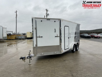 New Legend Explorer 7.5x14+5 V-Nose All Aluminum Snowmobile/All Sport Trailer