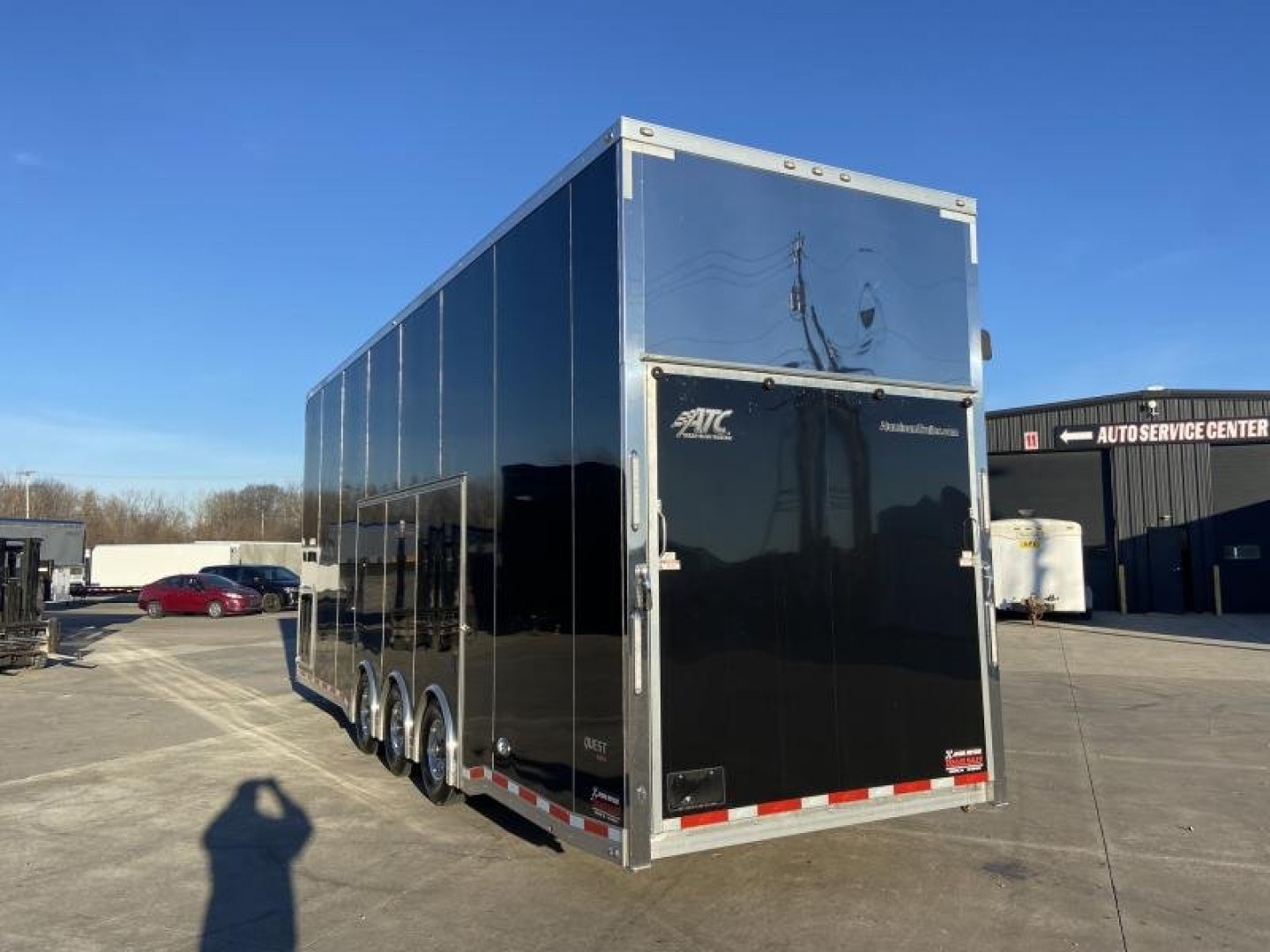 Used ATC 8.5x30 Aluminum Stacker