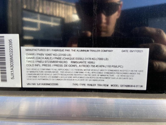 Used ATC 8.5x30 Aluminum Stacker