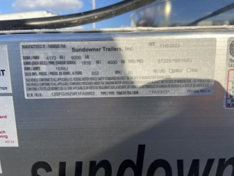 New Sundowner Ultra 6.9x26 All Aluminum Open Car Hauler