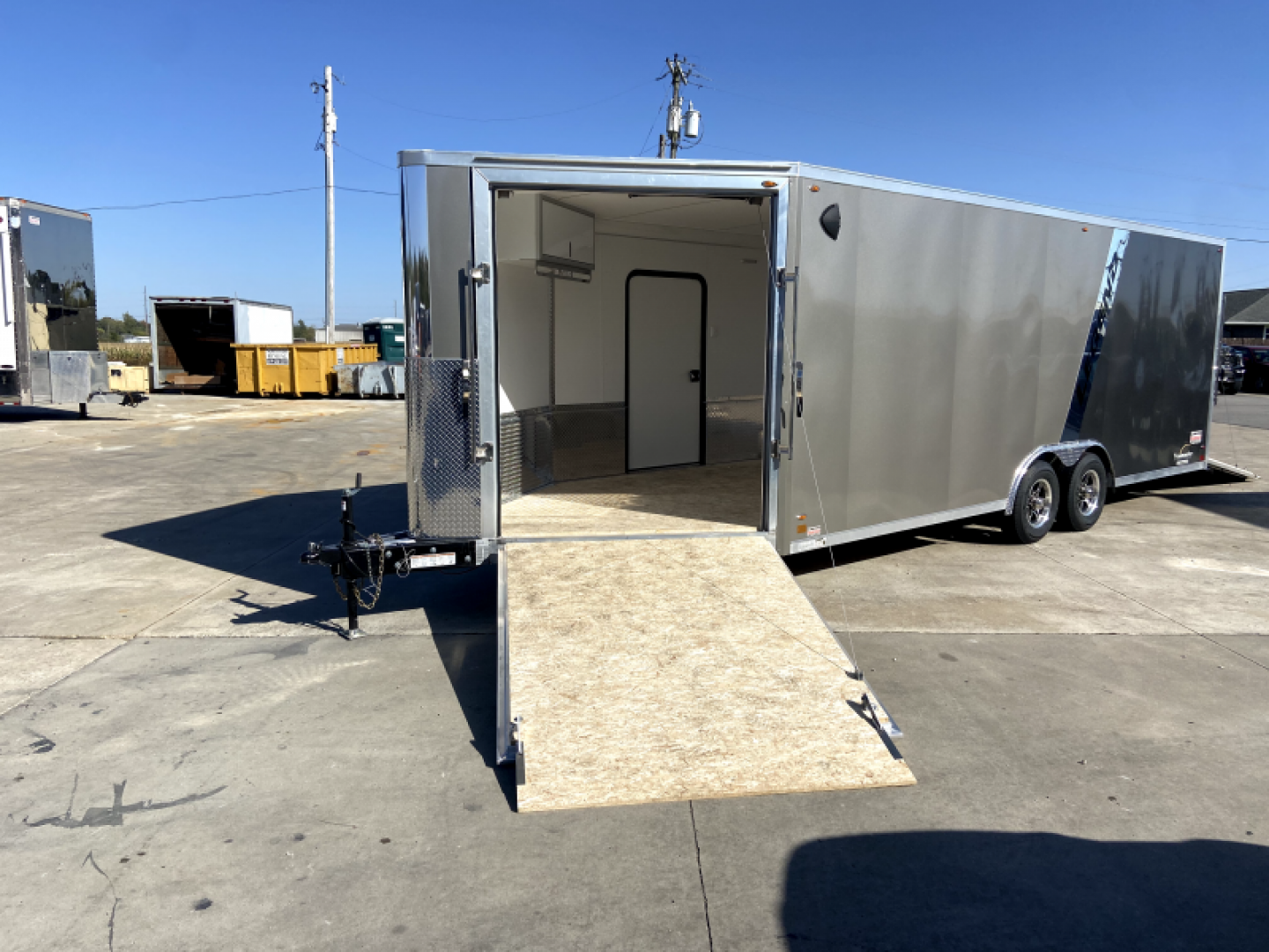 New Legend Trailmaster 8.5x22+6 V-Nose All Aluminum Extra Height Car-Snowmobile/All Sport Trailer
