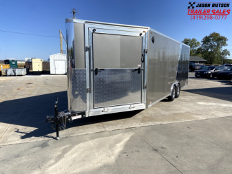 New Legend Trailmaster 8.5x22+6 V-Nose All Aluminum Extra Height Car-Snowmobile/All Sport Trailer