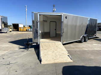 New Legend Trailmaster 8.5x22+6 V-Nose All Aluminum Extra Height Car-Snowmobile/All Sport Trailer