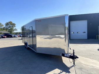 New Legend Trailmaster 8.5x22+6 V-Nose All Aluminum Extra Height Car-Snowmobile/All Sport Trailer