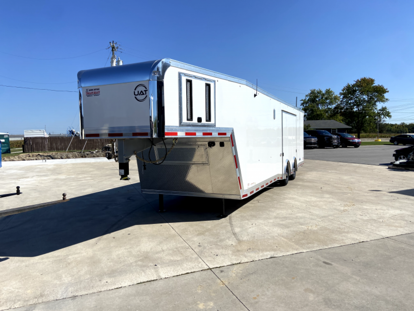 New 36' Aluminum Gooseneck Racing Trailer - United