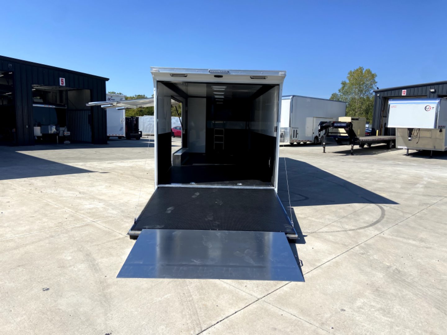 New 36' Aluminum Gooseneck Racing Trailer - United