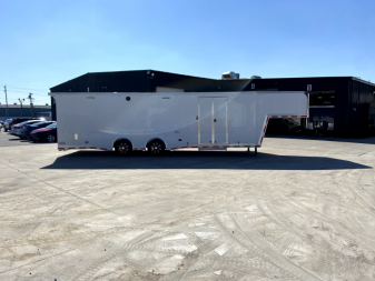 New 36' Aluminum Gooseneck Racing Trailer - United