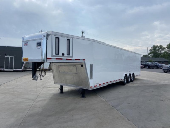 New 40' Gooseneck Racing Trailer - United Super Hauler
