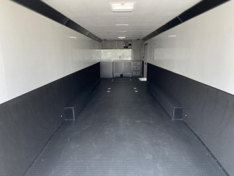 New 34' Car Hauler/Racing Trailer (110V Package & Cabinets) - United Super Hauler