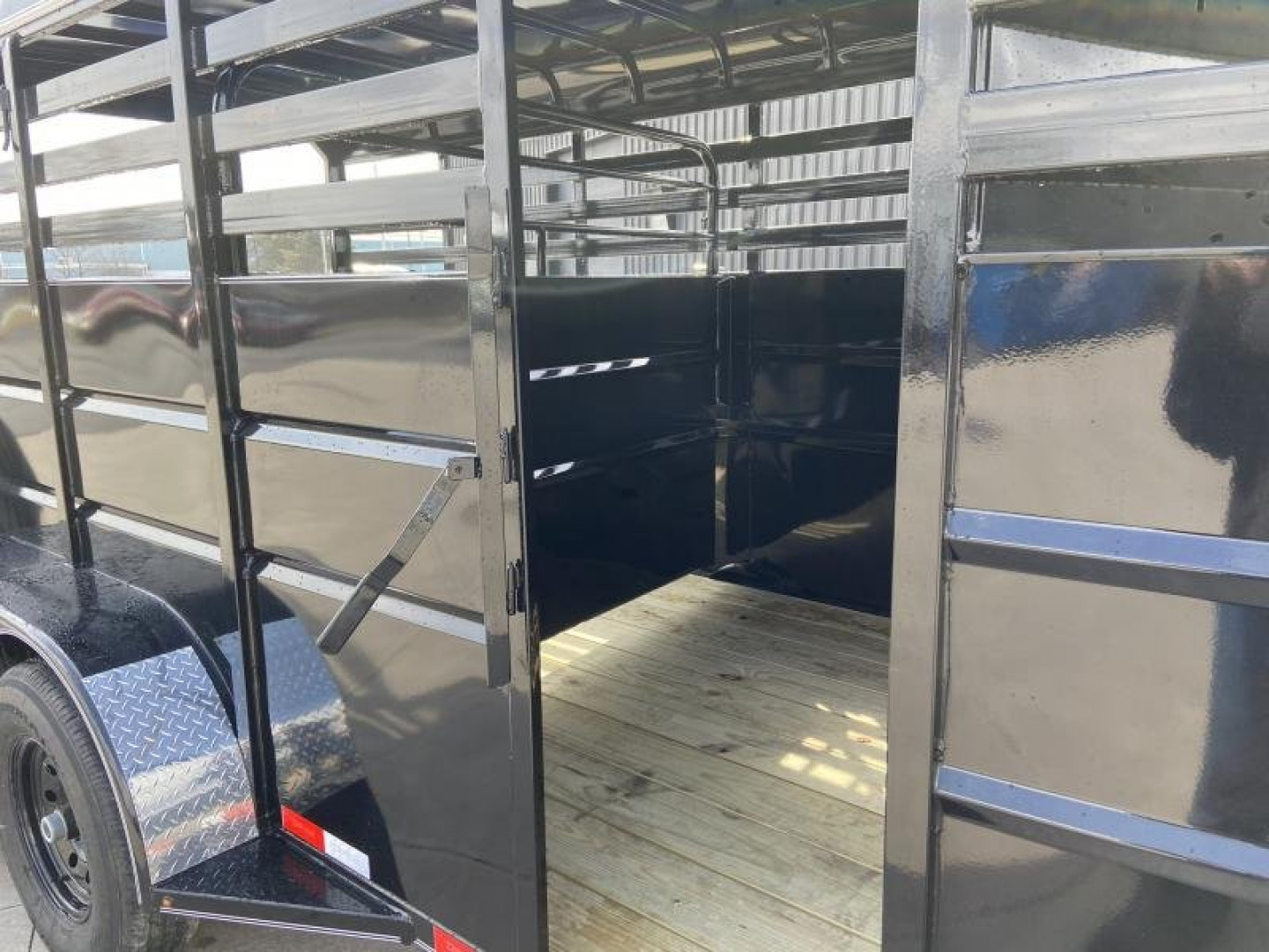 New Delco 6ft 8in X 16ft Livestock Trailer