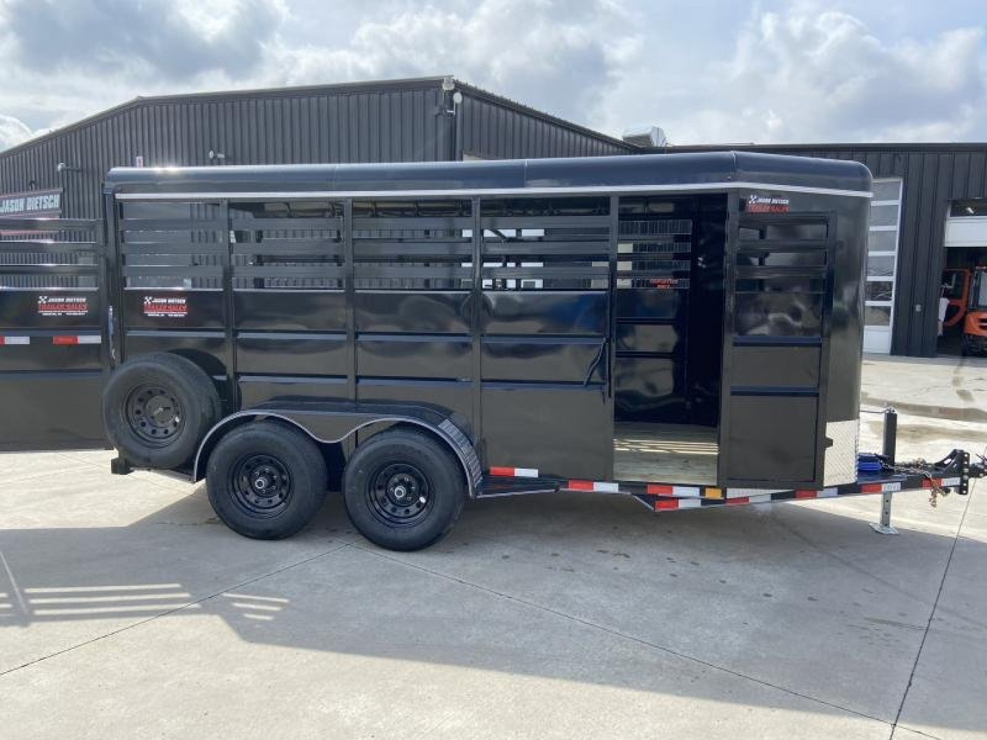 New Delco 6ft 8in X 16ft Livestock Trailer