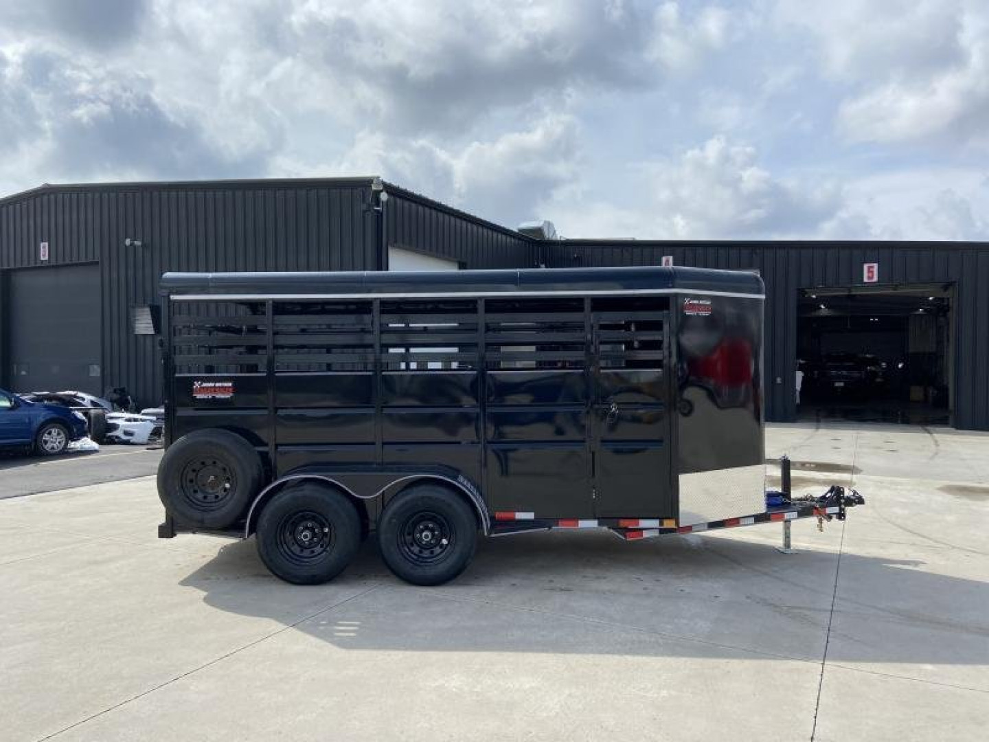 New Delco 6ft 8in X 16ft Livestock Trailer