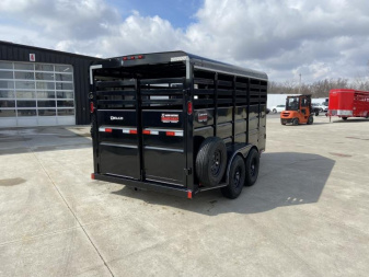 New Delco 6ft 8in X 16ft Livestock Trailer