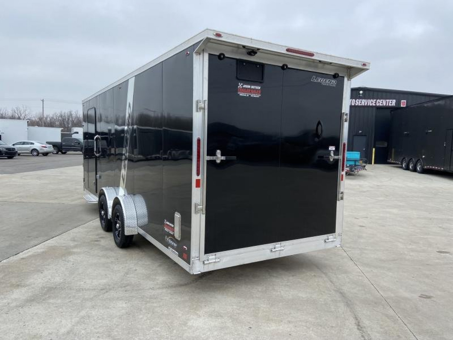 New Legend Explorer 7.5x22+5 V-Nose Extra Height Snowmobile/All Sport Trailer