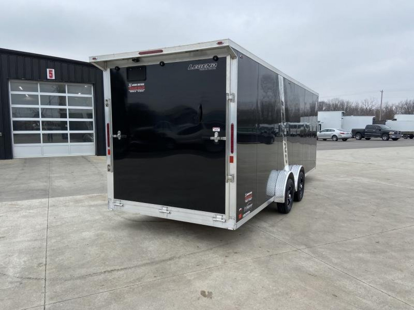 New Legend Explorer 7.5x22+5 V-Nose Extra Height Snowmobile/All Sport Trailer