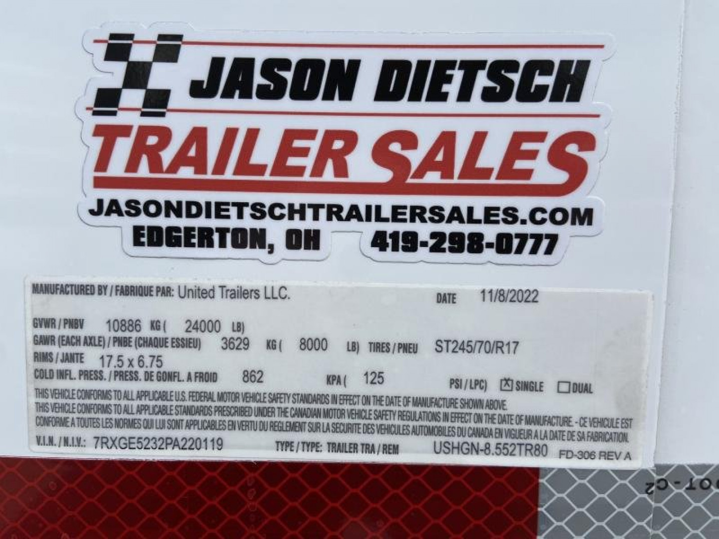 New United Super Hauler Gooseneck 8.5X52 Car/Race Trailer