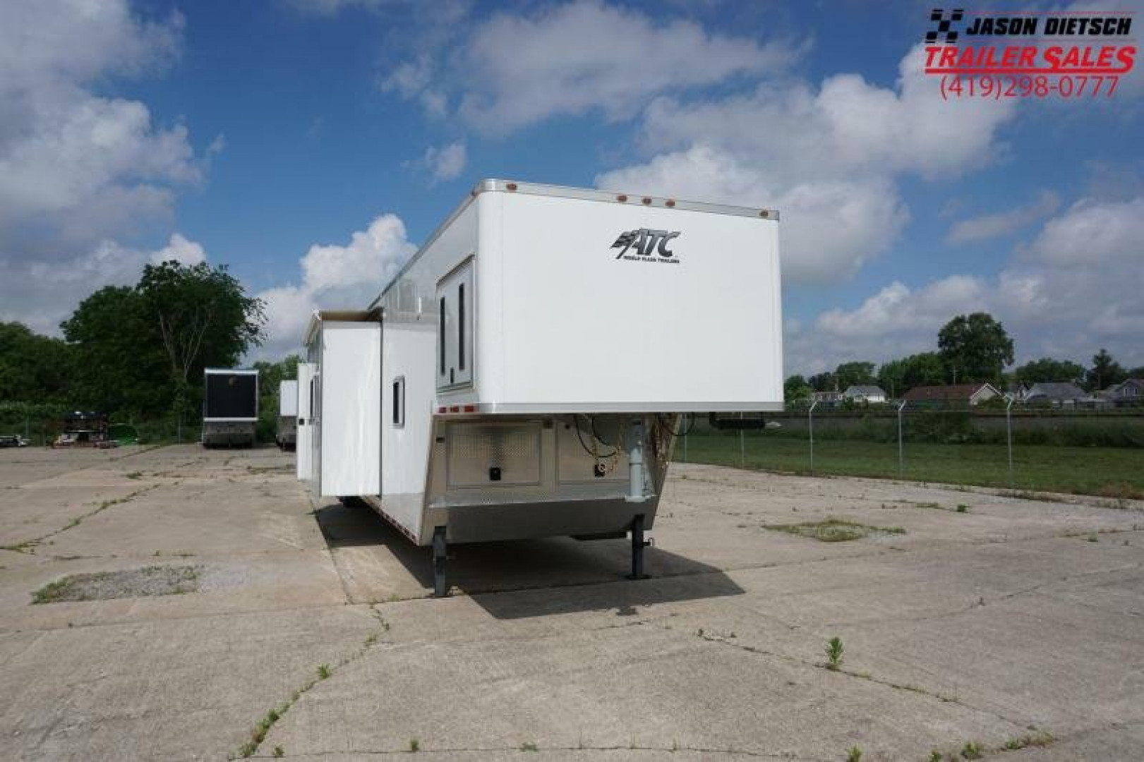 Used 50' Aluminum Jobsite or Bunkhouse Trailer - ATC