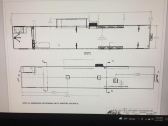 Used 50' Aluminum Jobsite or Bunkhouse Trailer - ATC