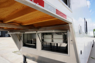 Used 50' Aluminum Jobsite or Bunkhouse Trailer - ATC