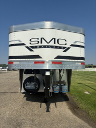 New 2025 SMC P829SR 2H 9' LQ Horse Trailer