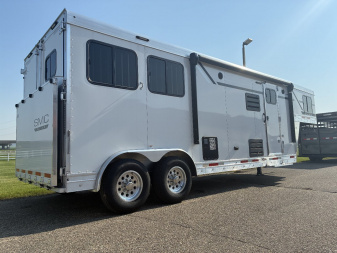 New 2025 SMC P829SR 2H 9' LQ Horse Trailer