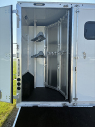 New 2025 SMC P829SR 2H 9' LQ Horse Trailer