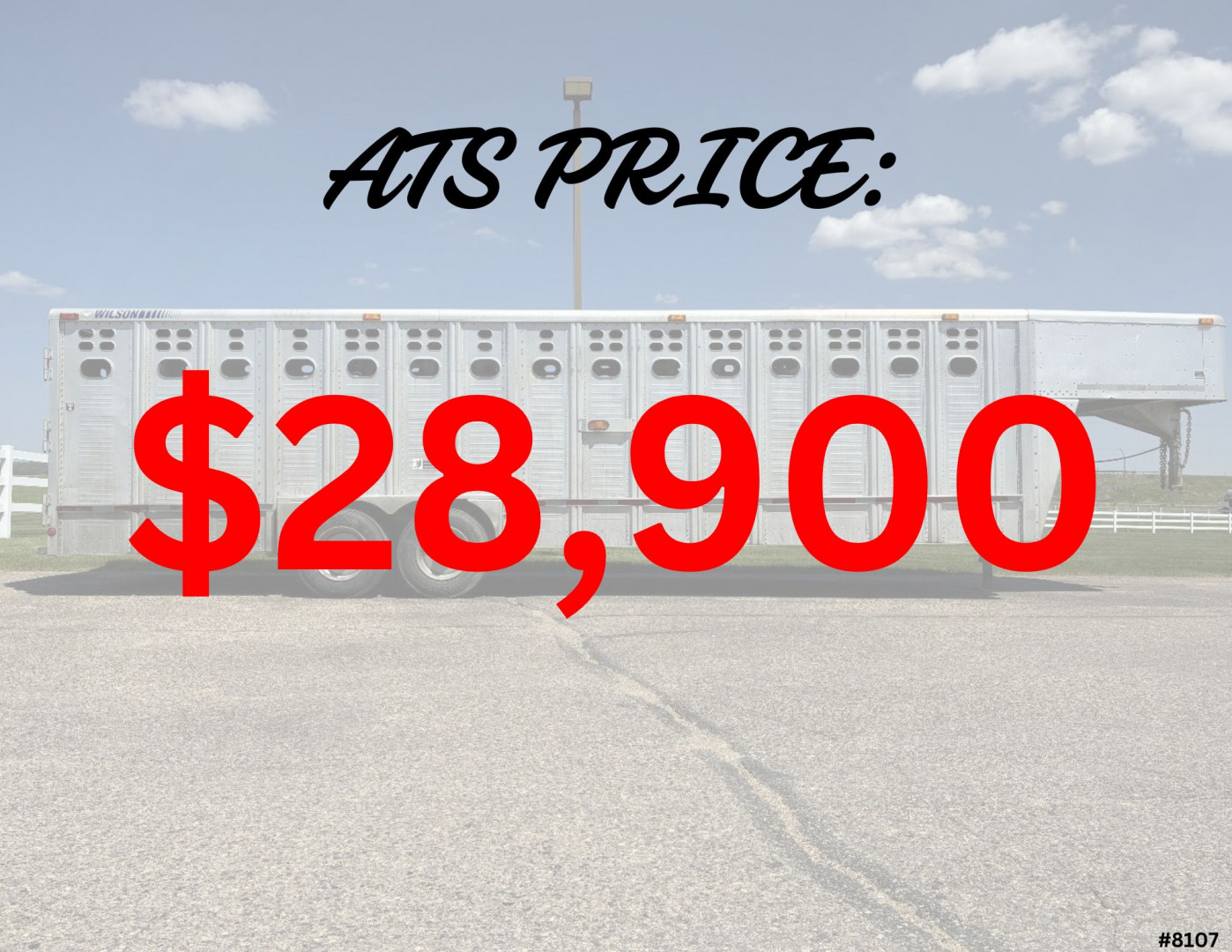Used 2005 Wilson Trailer Company Foreman Stock / Stock Combo Trailer
