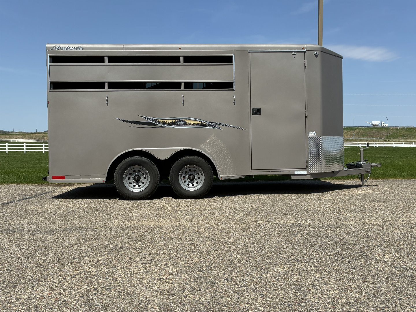 New 2025 Titan Avalanche II 3H BP Horse Trailer