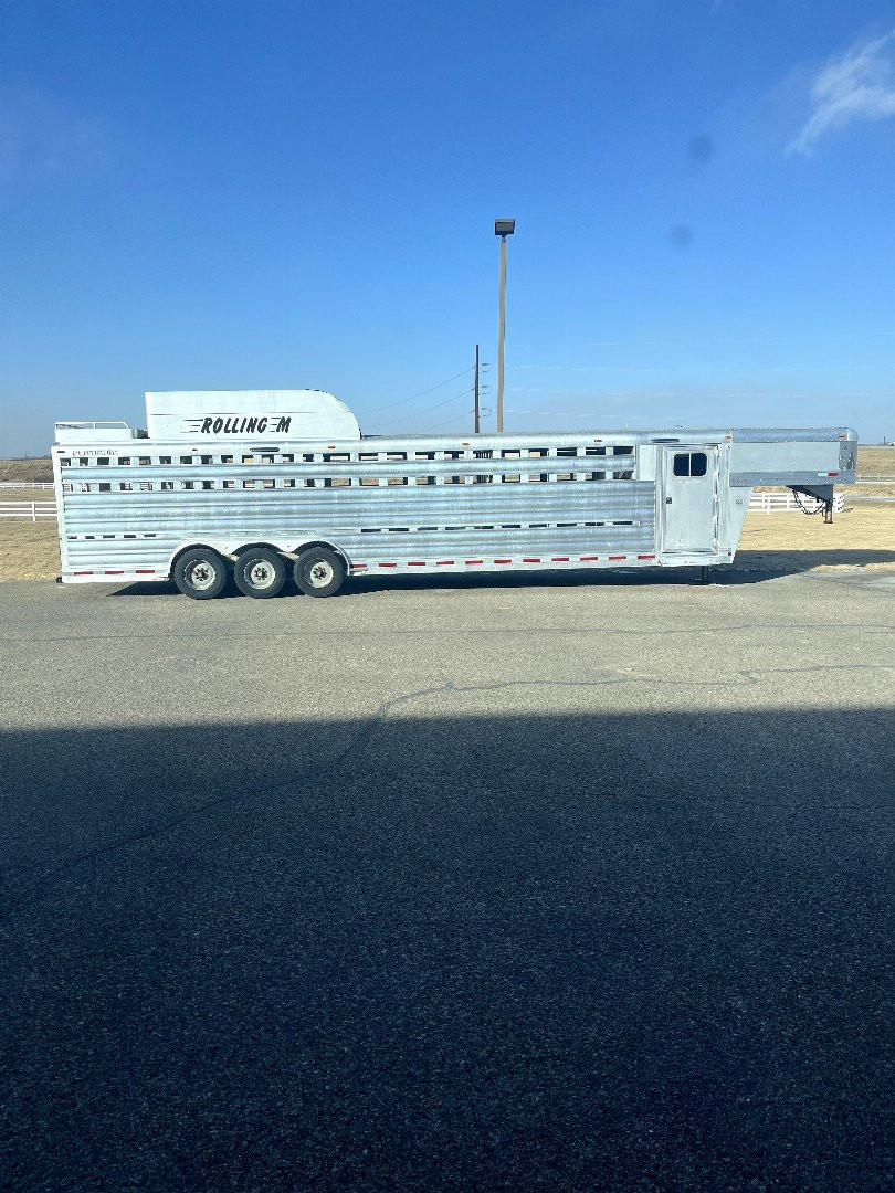 Used 2017 Platinum 8'x 34' Stock Combo Stock / Stock Combo Trailer