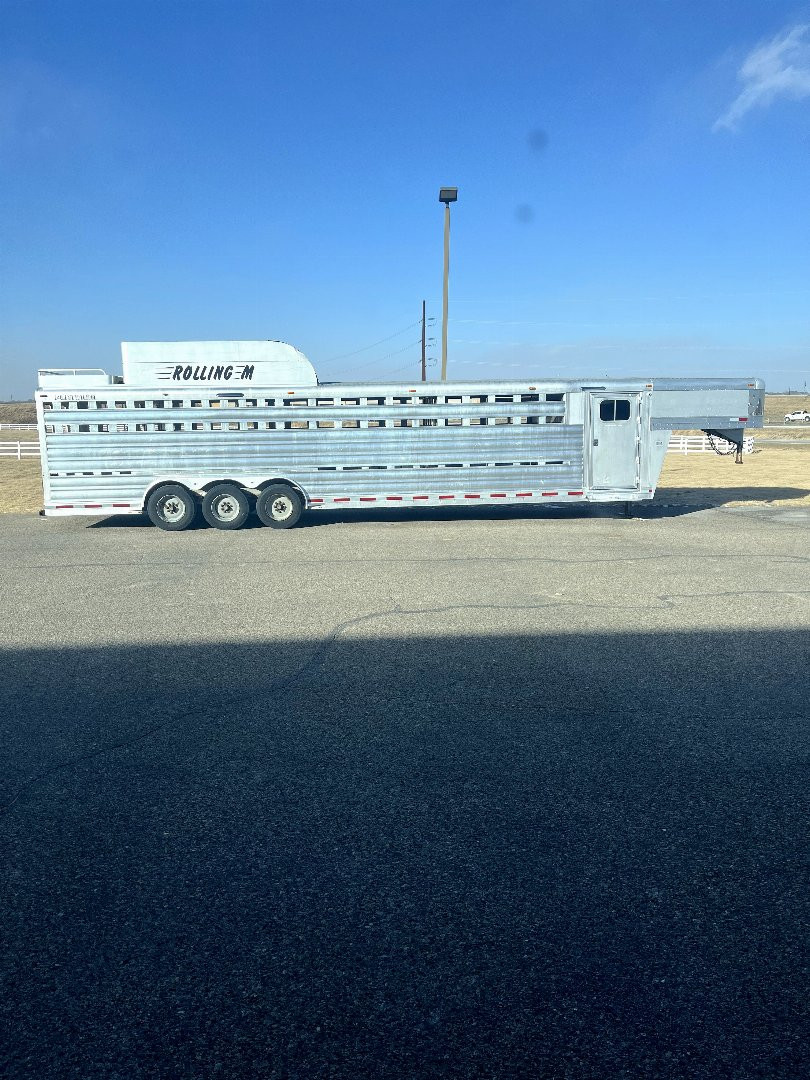 Used 2017 Platinum 8'x 34' Stock Combo Stock / Stock Combo Trailer