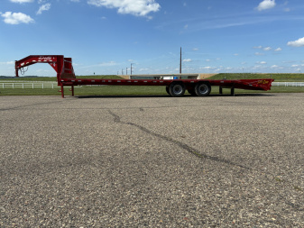 New 2025 Delta Mfg 32' GN Flatbed Trailer