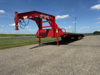 New 2025 Delta Mfg 32' GN Flatbed Trailer