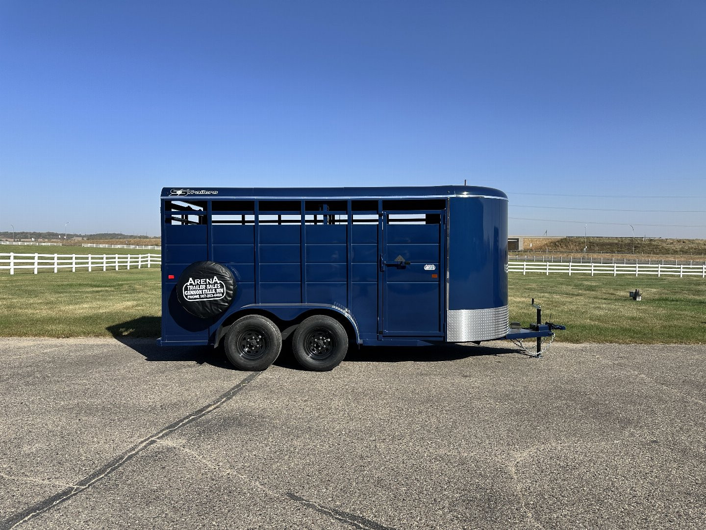 New 2025 S&S Manufacturing 6'x6'6"x16' Stock / Stock Combo Trailer