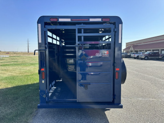 New 2025 S&S Manufacturing 6'x6'6"x16' Stock / Stock Combo Trailer