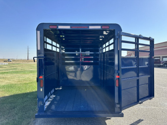 New 2025 S&S Manufacturing 6'x6'6"x16' Stock / Stock Combo Trailer