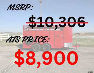 New 2025 S&S Manufacturing 6'x6'6 x16' Stock / Stock Combo Trailer