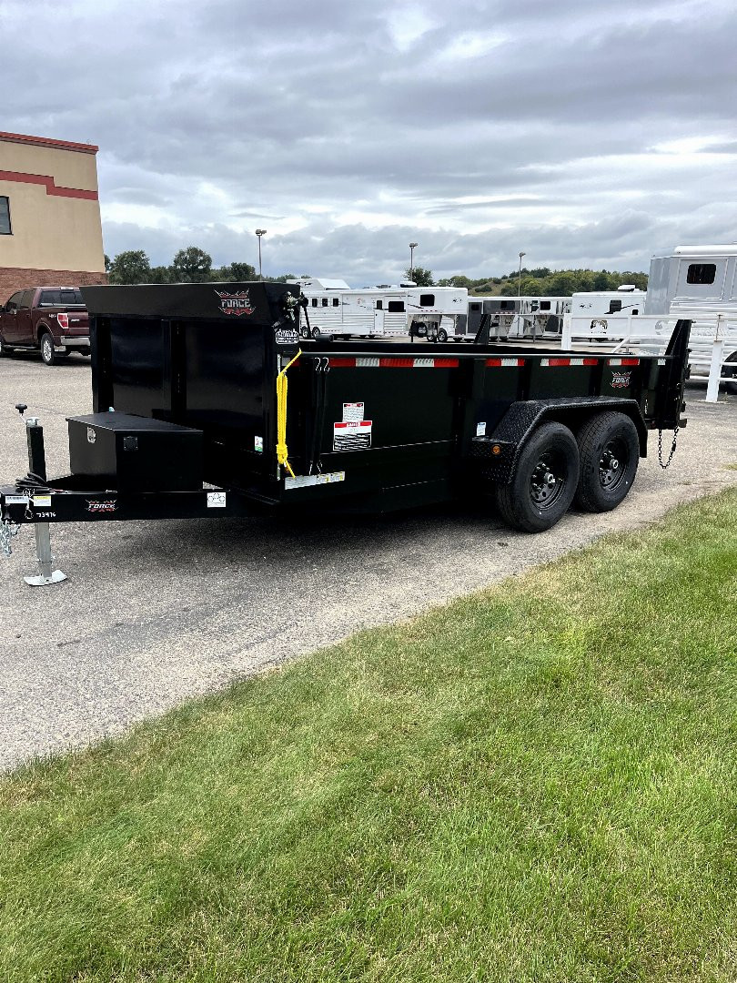 New 2025 Force 7'x14' Dump Trailer